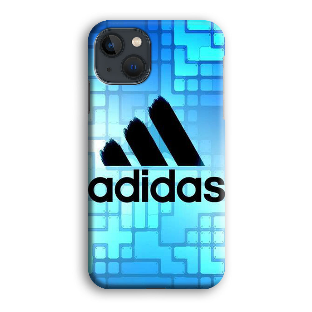 Adidas Logo Blue Abstract iPhone 13 Case