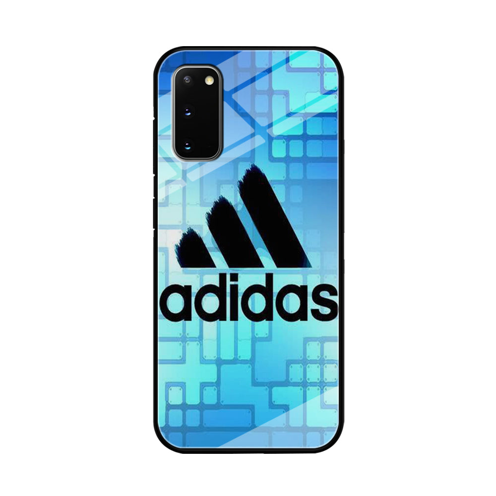 Adidas Logo Blue Abstract Samsung Galaxy S20 Case