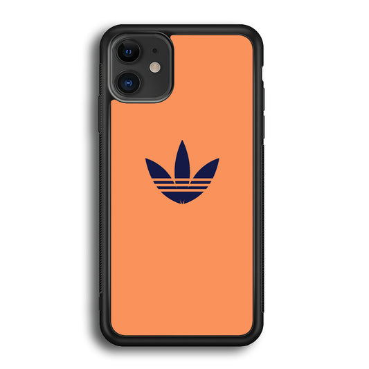 Adidas Logo Light Salmon Orange iPhone 12 Case