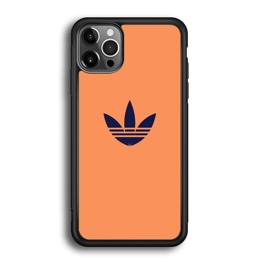 Adidas Logo Light Salmon Orange iPhone 12 Pro Max Case