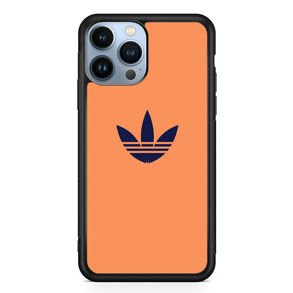 Adidas Logo Light Salmon Orange iPhone 13 Pro Max Case