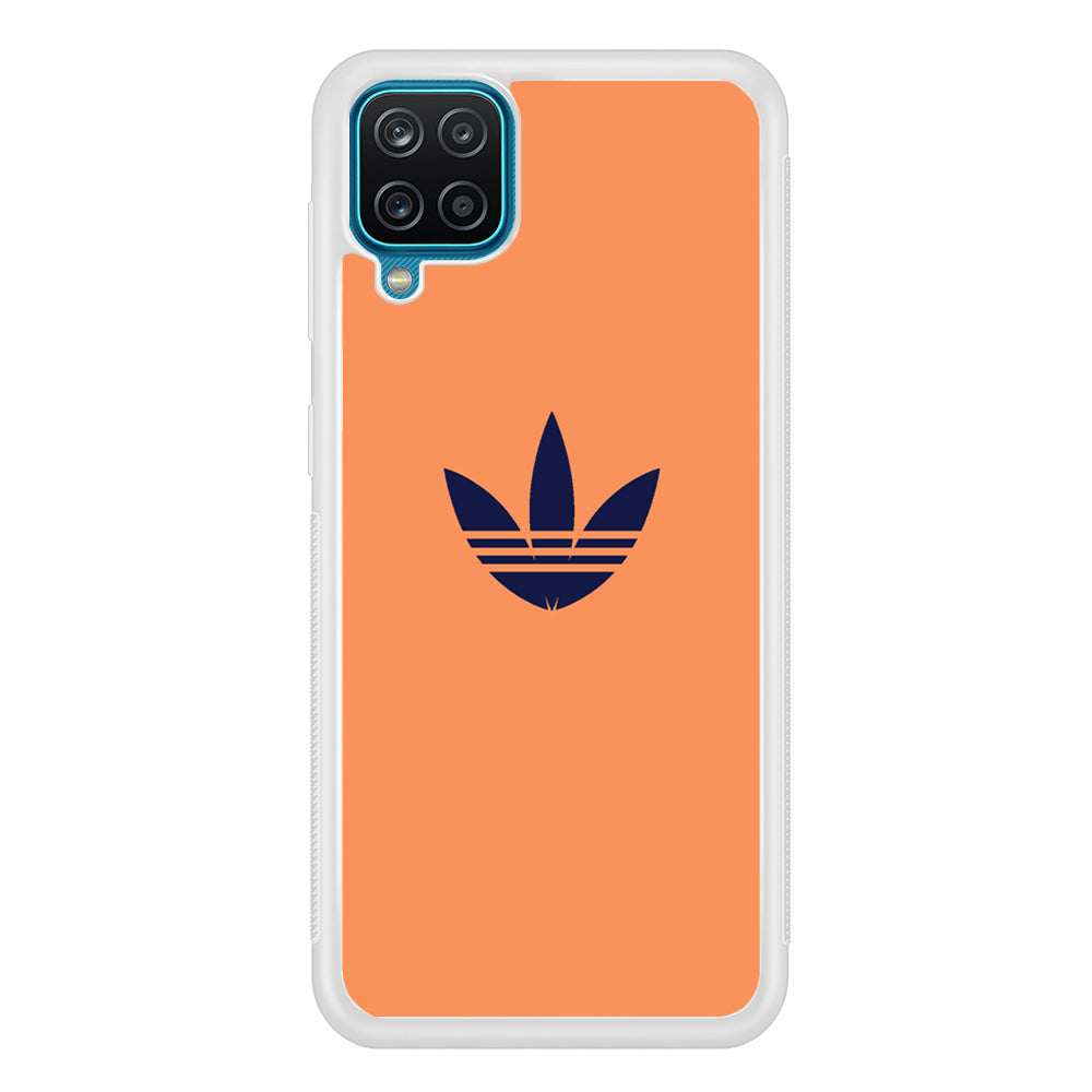 Adidas Logo Light Salmon Orange Samsung Galaxy A12 Case