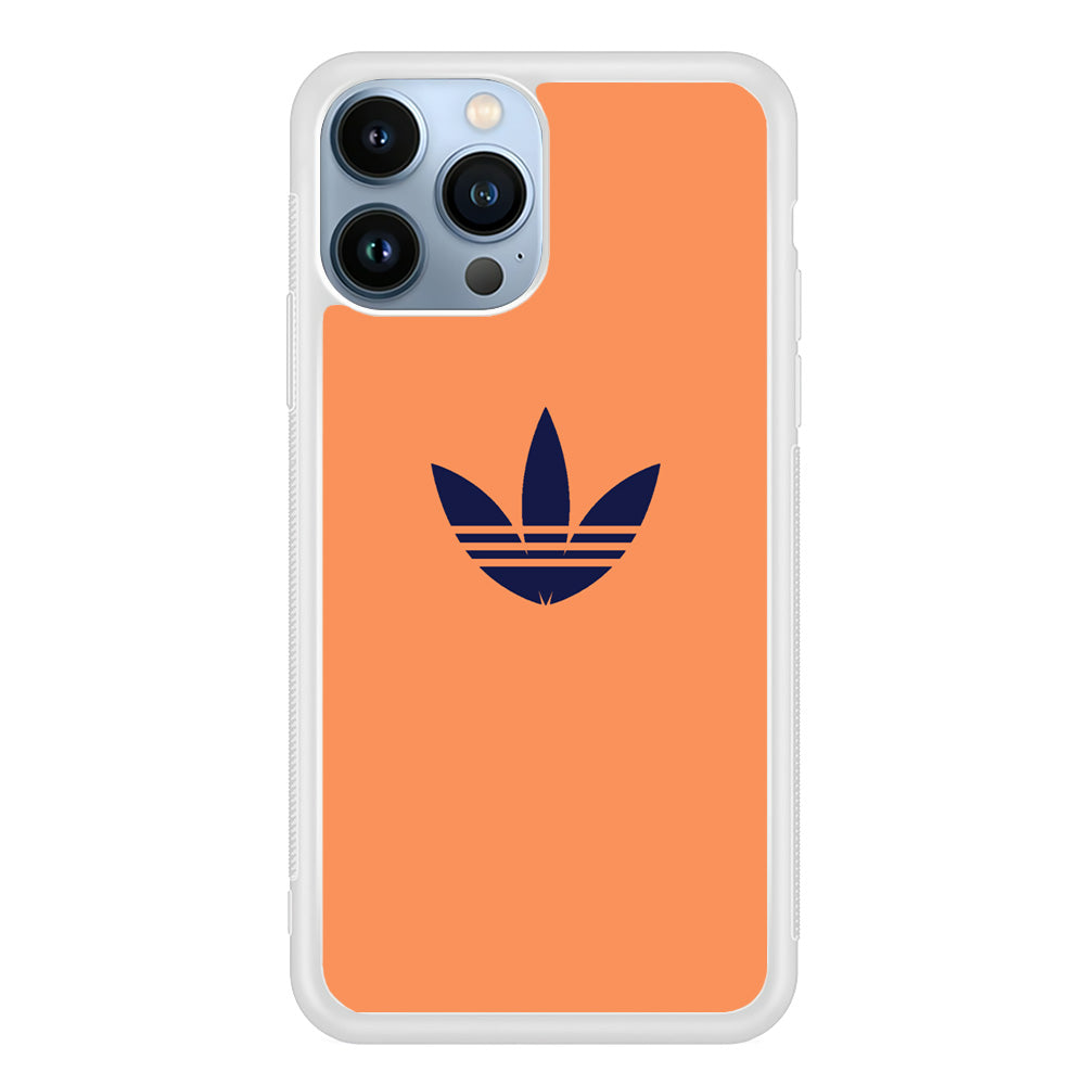 Adidas Logo Light Salmon Orange iPhone 13 Pro Max Case