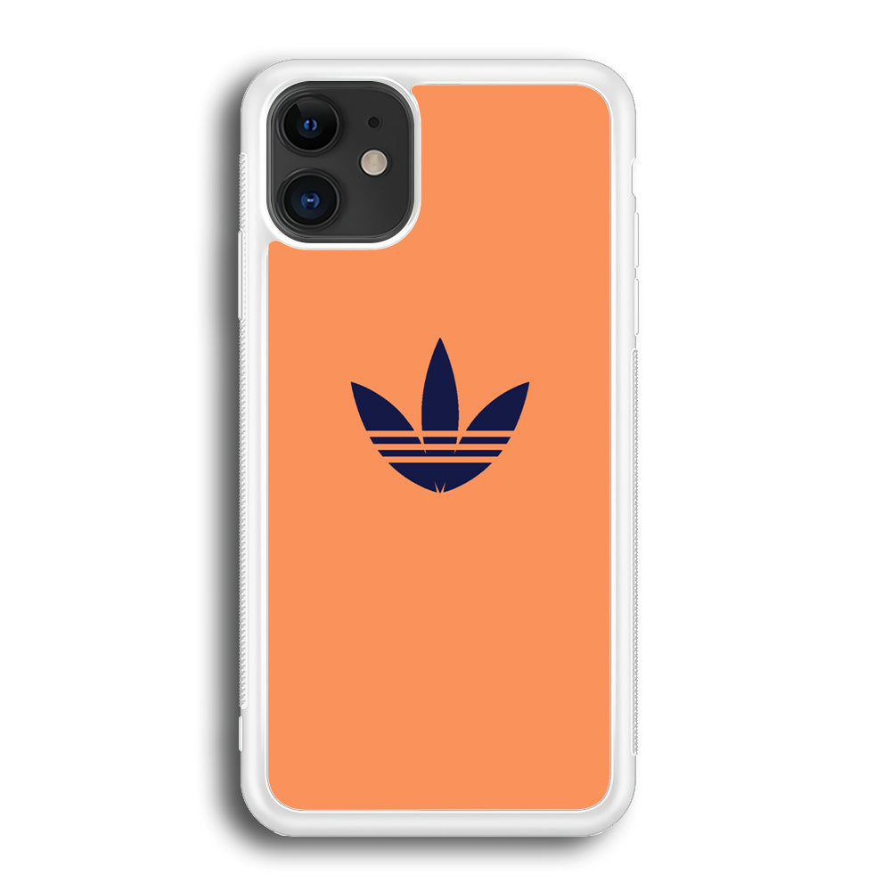 Adidas Logo Light Salmon Orange iPhone 12 Case