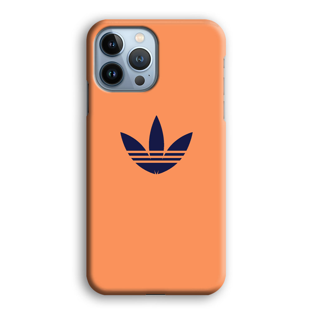 Adidas Logo Light Salmon Orange iPhone 13 Pro Max Case