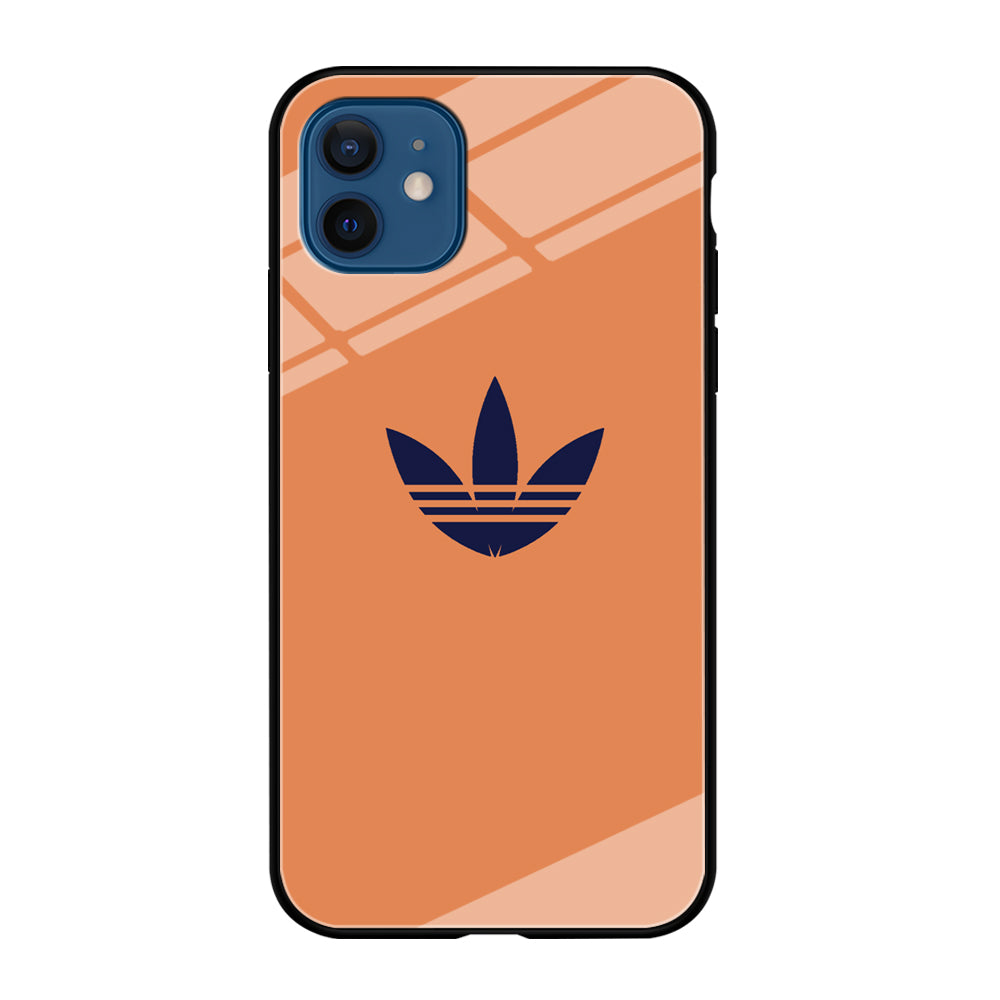 Adidas Logo Light Salmon Orange iPhone 12 Case