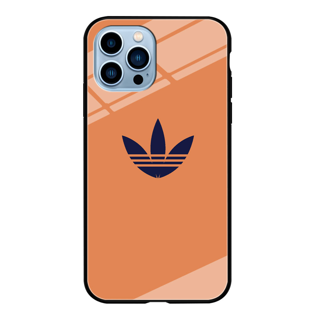 Adidas Logo Light Salmon Orange iPhone 13 Pro Max Case