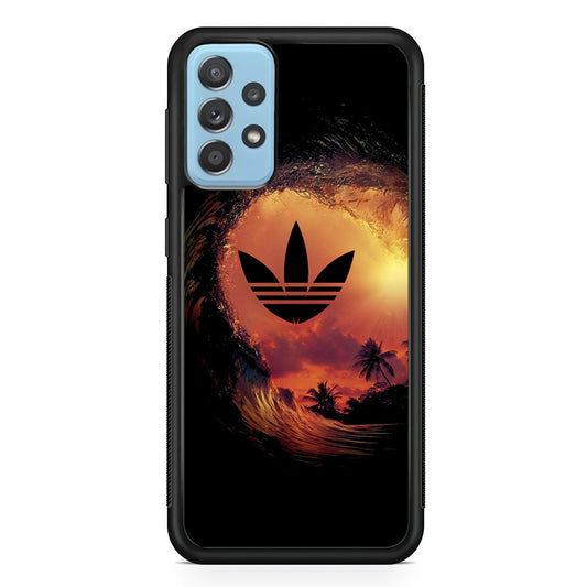 Adidas Logo Wave Sunset Samsung Galaxy A52 Case