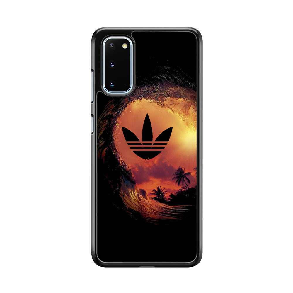 Adidas Logo Wave Sunset Samsung Galaxy S20 Case