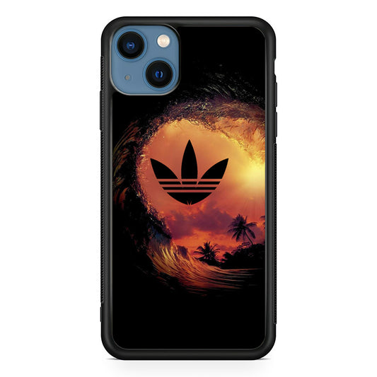 Adidas Logo Wave Sunset iPhone 13 Case