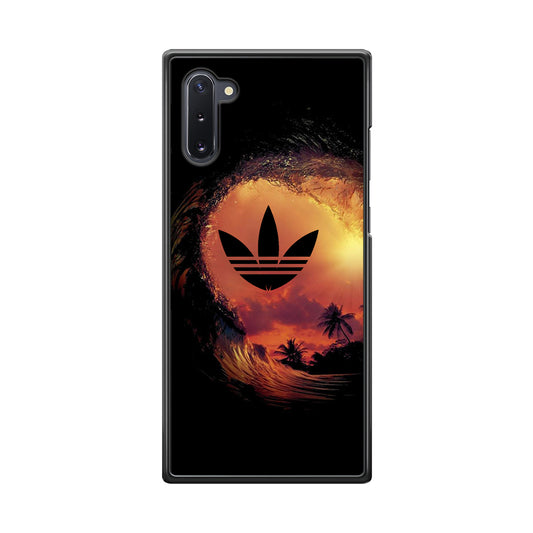 Adidas Logo Wave Sunset Samsung Galaxy Note 10 Case