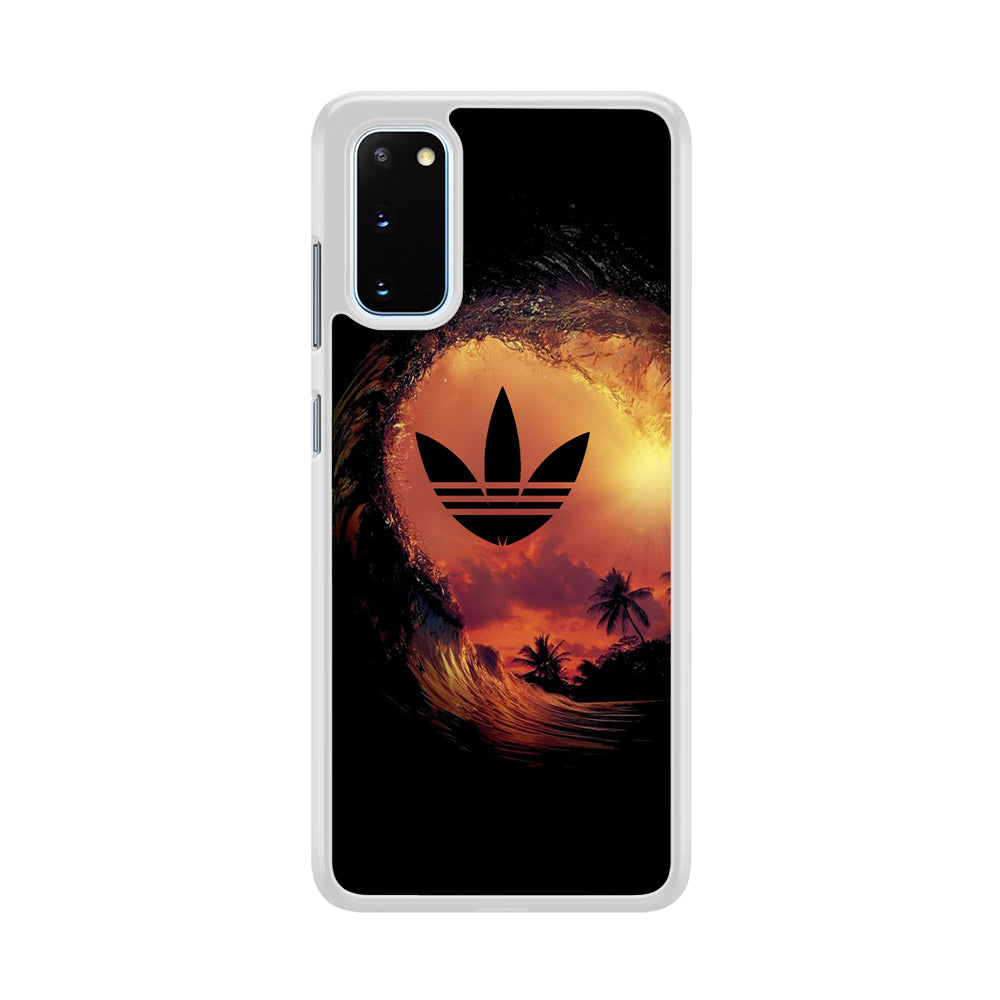 Adidas Logo Wave Sunset Samsung Galaxy S20 Case