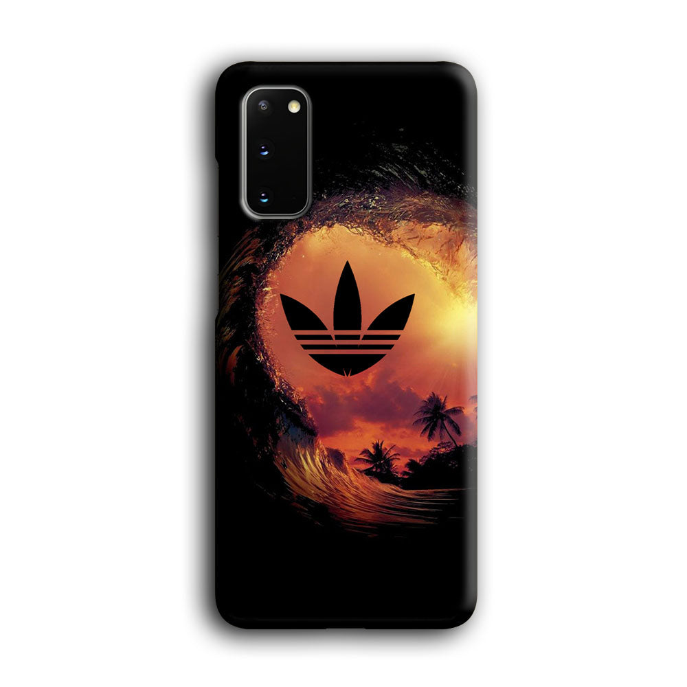 Adidas Logo Wave Sunset Samsung Galaxy S20 Case