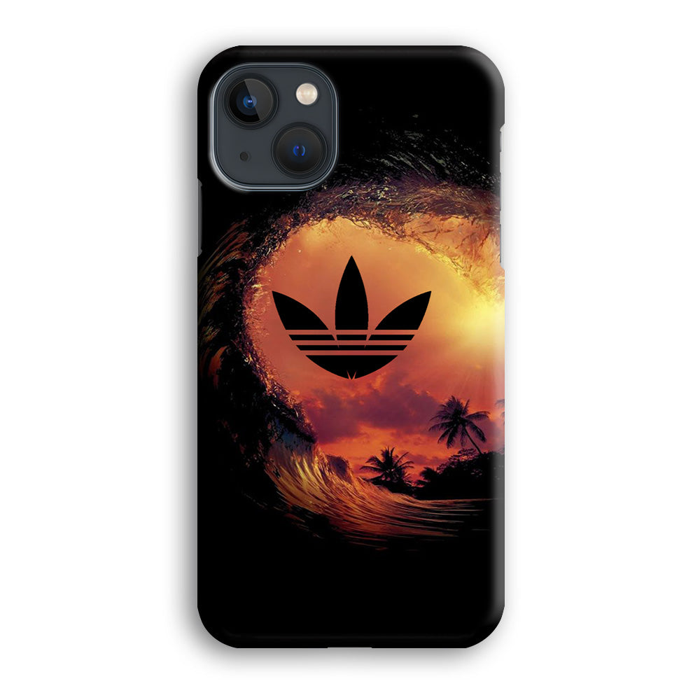 Adidas Logo Wave Sunset iPhone 13 Case