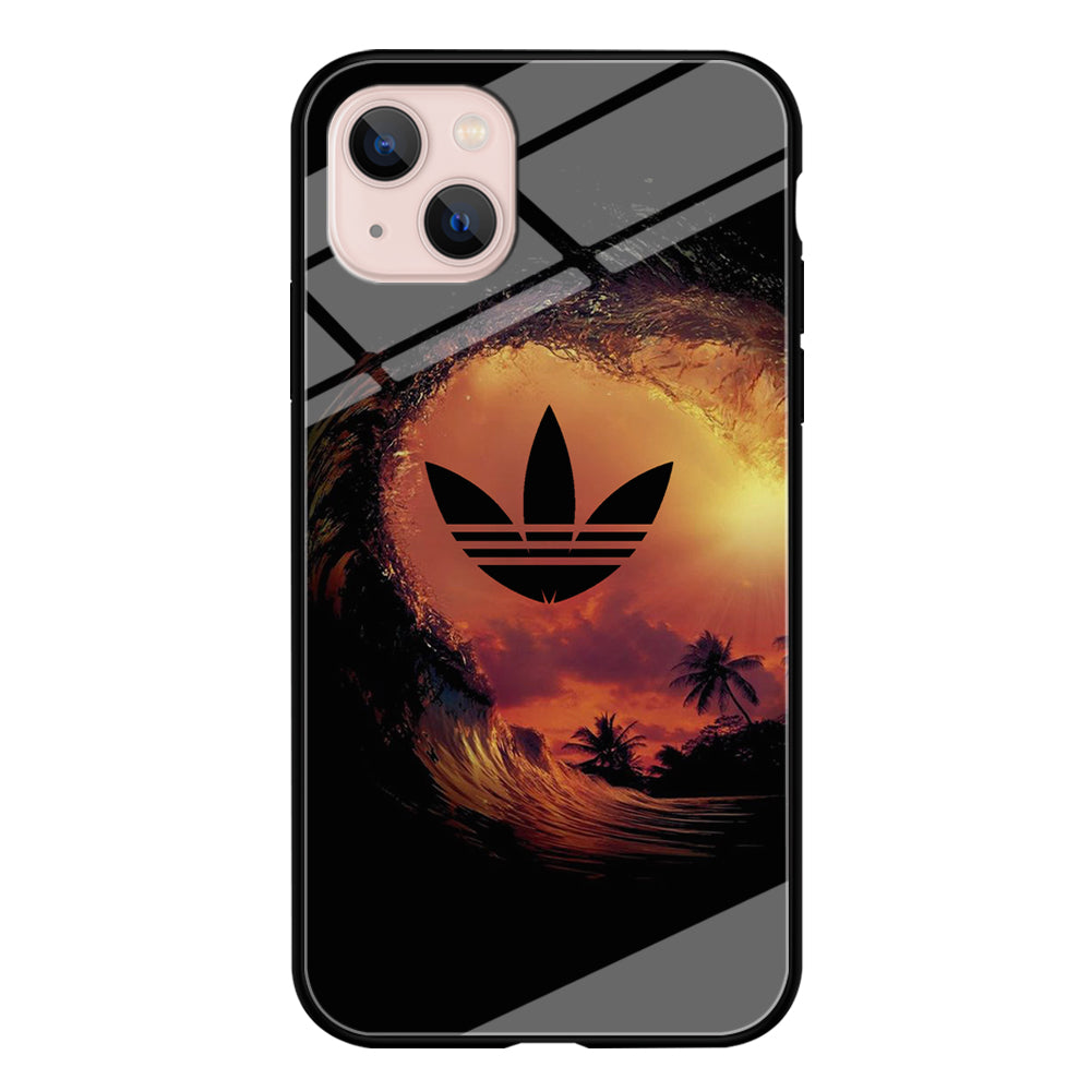 Adidas Logo Wave Sunset iPhone 13 Case