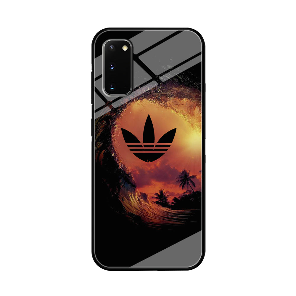 Adidas Logo Wave Sunset Samsung Galaxy S20 Case