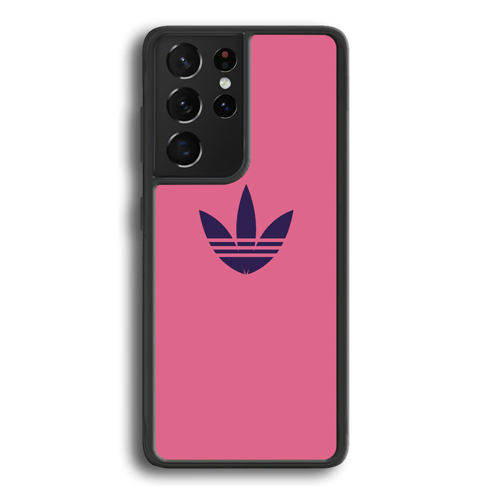 Adidas Orchid Purple Logo Samsung Galaxy S21 Ultra Case