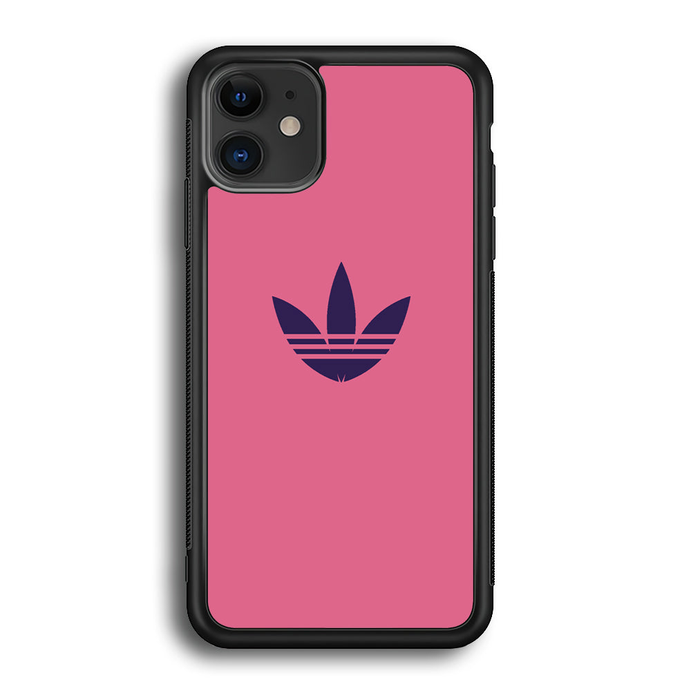 Adidas Orchid Purple Logo iPhone 12 Case