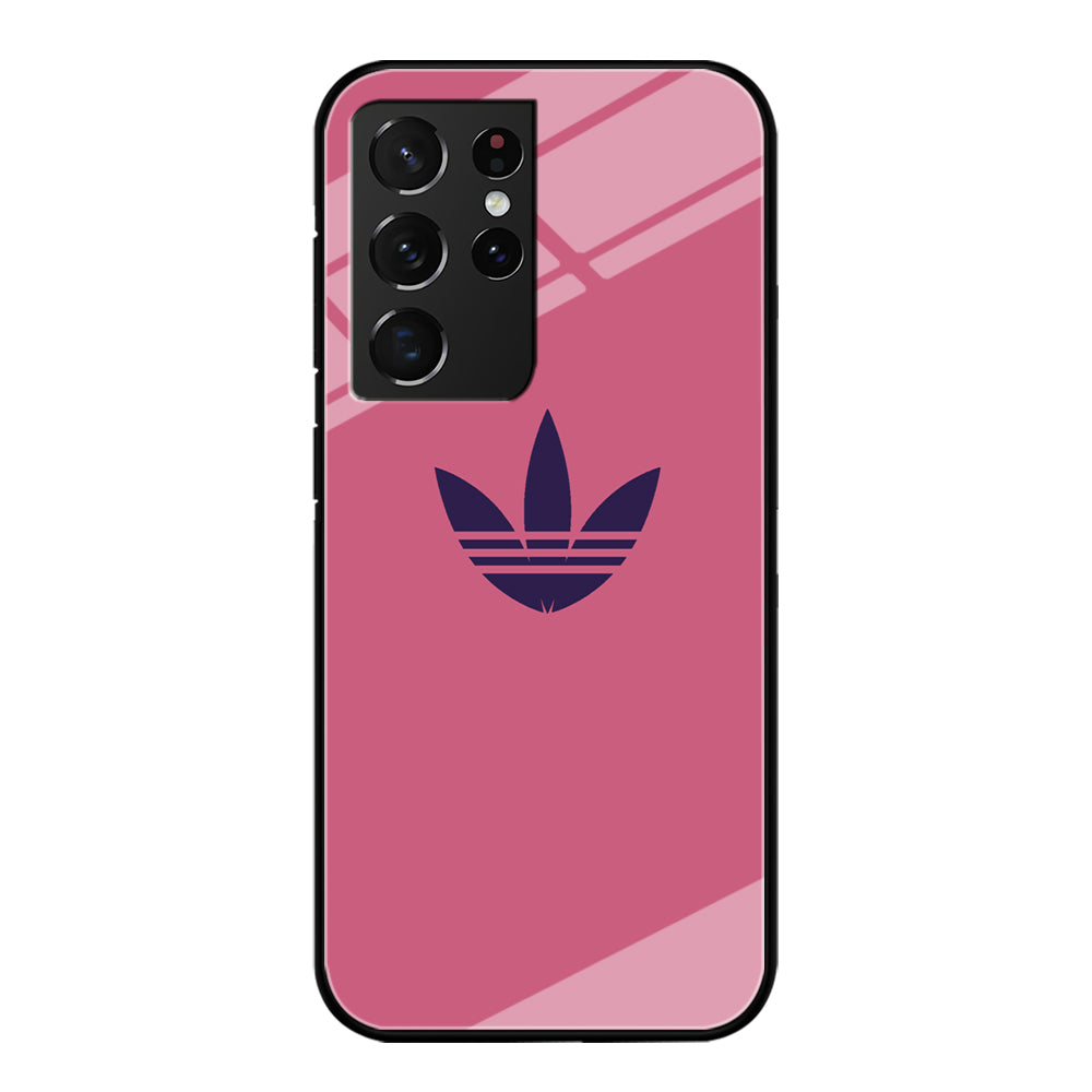 Adidas Orchid Purple Logo Samsung Galaxy S21 Ultra Case