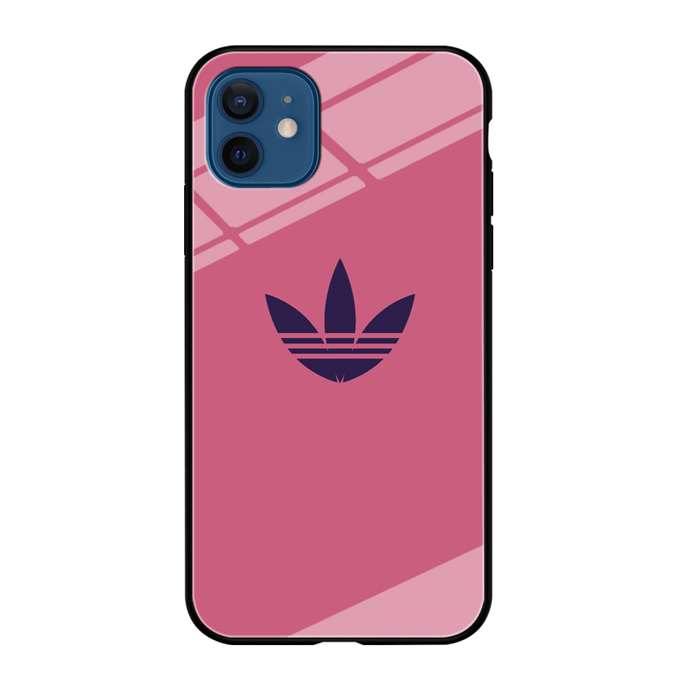 Adidas Orchid Purple Logo iPhone 12 Case