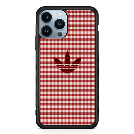 Adidas Red Flannel iPhone 13 Pro Case