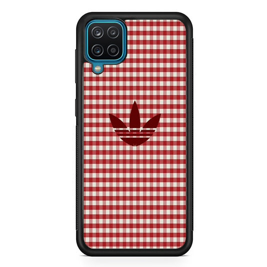 Adidas Red Flannel Samsung Galaxy A12 Case