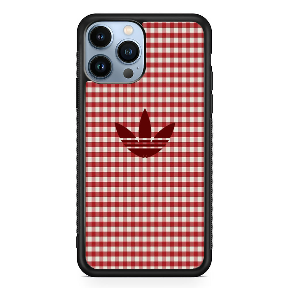 Adidas Red Flannel iPhone 13 Pro Max Case