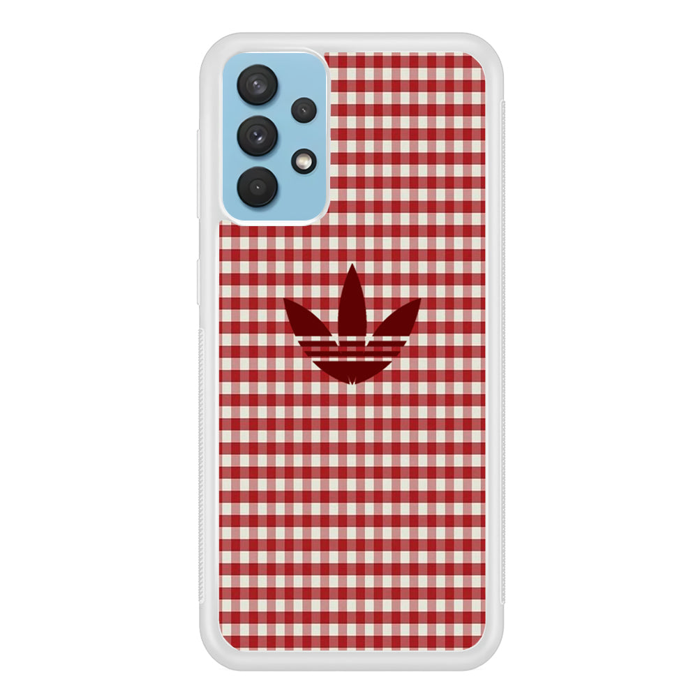 Adidas Red Flannel Samsung Galaxy A32 Case