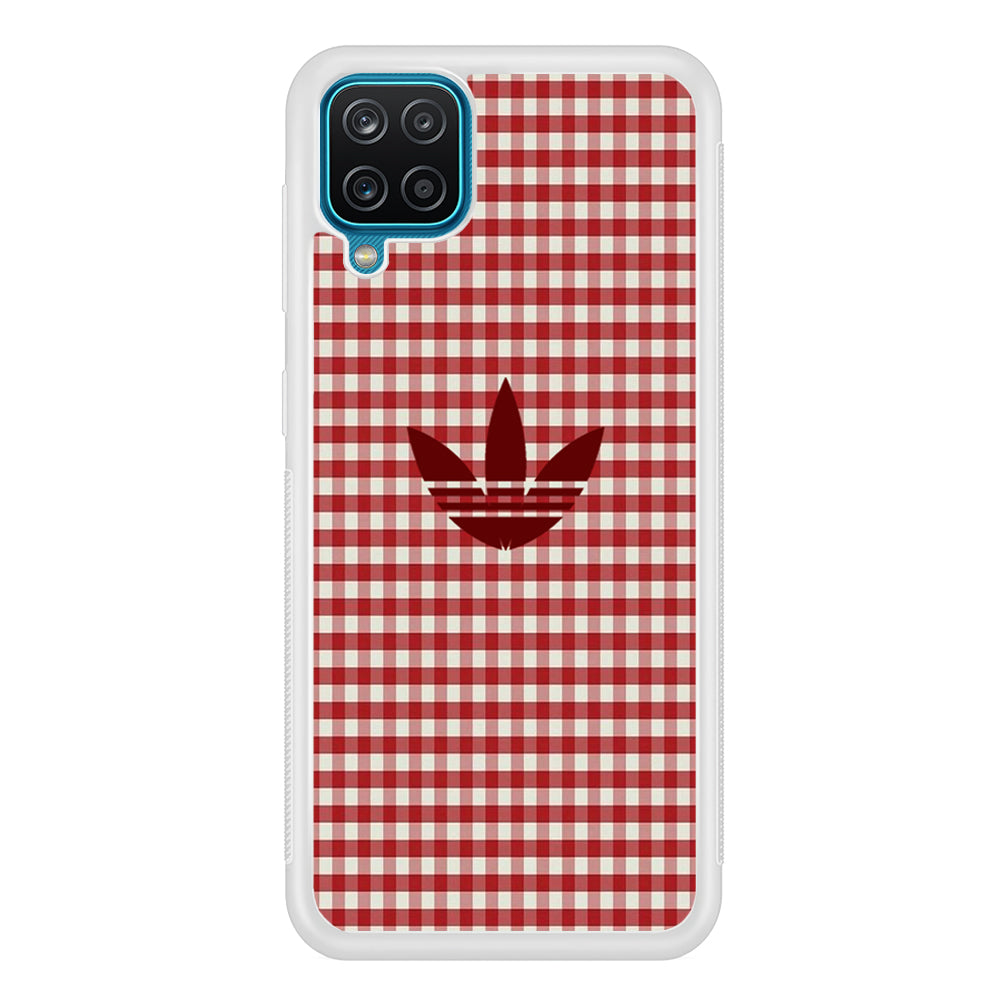 Adidas Red Flannel Samsung Galaxy A12 Case