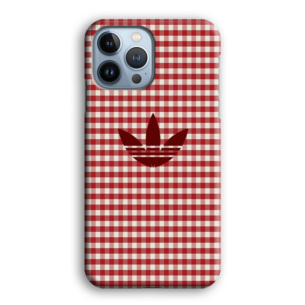 Adidas Red Flannel iPhone 13 Pro Max Case