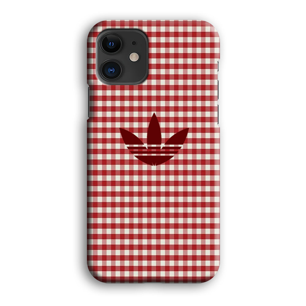 Adidas Red Flannel iPhone 12 Case