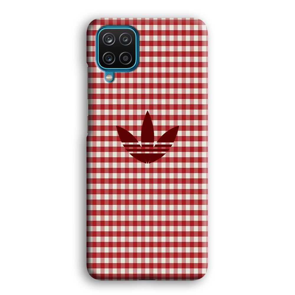 Adidas Red Flannel Samsung Galaxy A12 Case