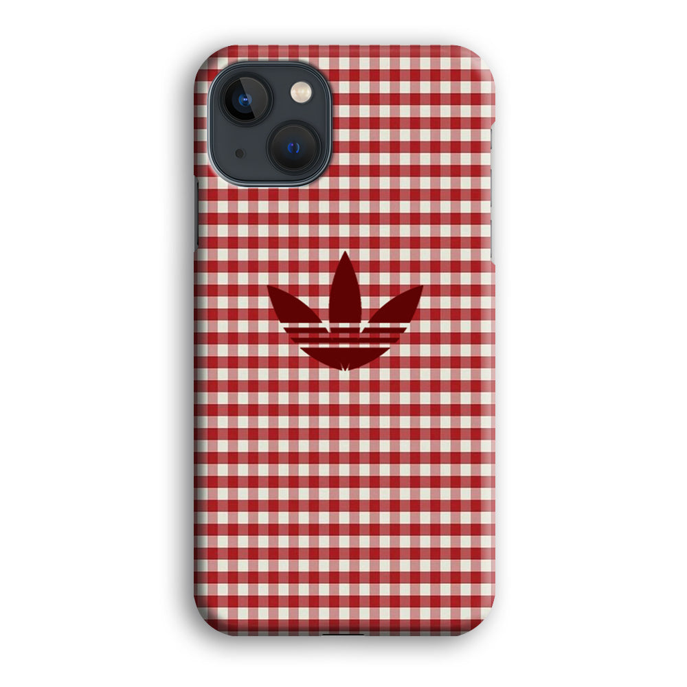 Adidas Red Flannel iPhone 13 Case