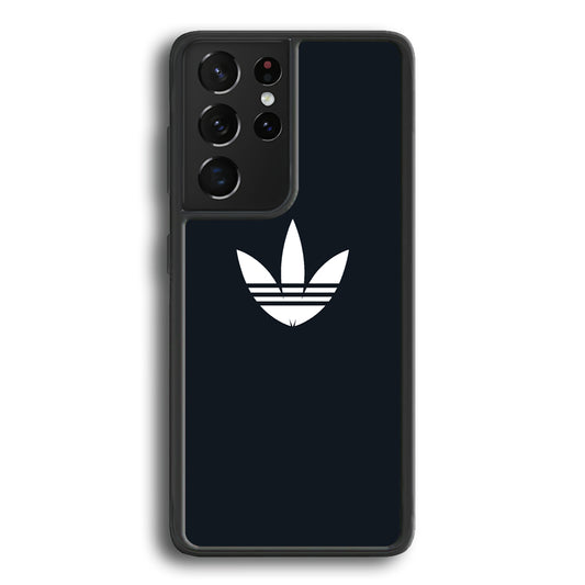 Adidas Space Grey White Logo Samsung Galaxy S21 Ultra Case