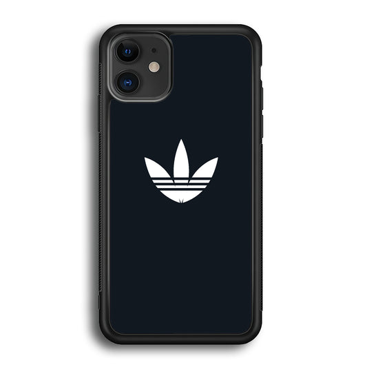 Adidas Space Grey White Logo iPhone 12 Case