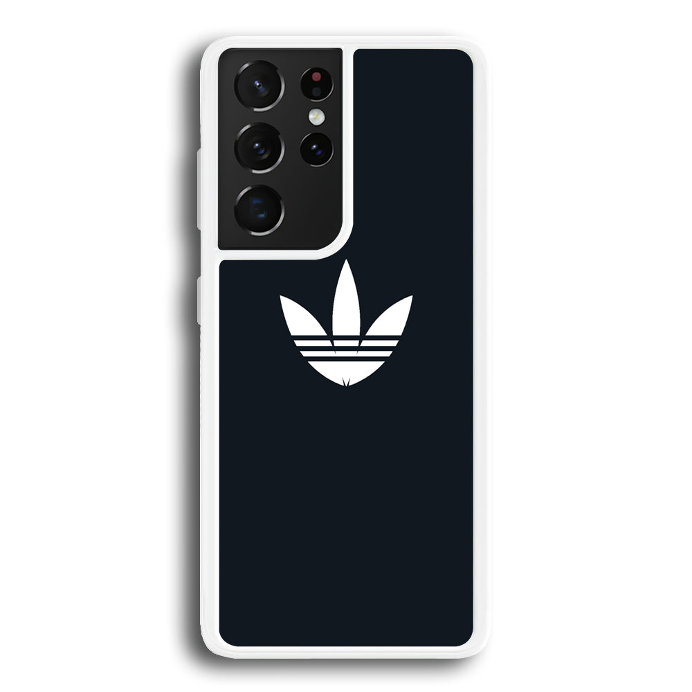 Adidas Space Grey White Logo Samsung Galaxy S21 Ultra Case