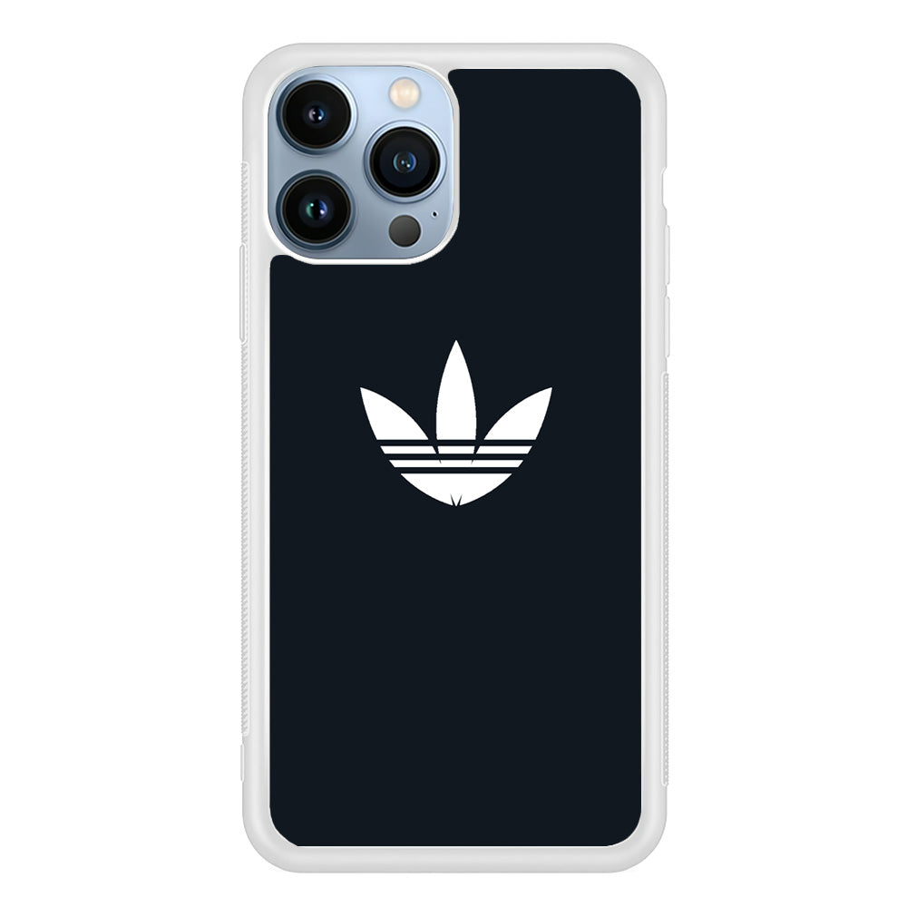 Adidas Space Grey White Logo iPhone 13 Pro Max Case