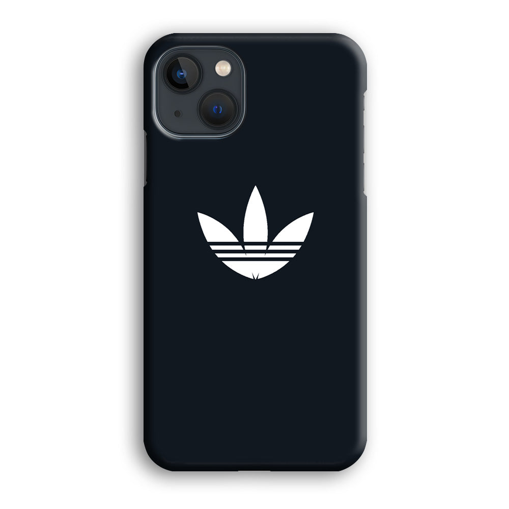 Adidas Space Grey White Logo iPhone 13 Case