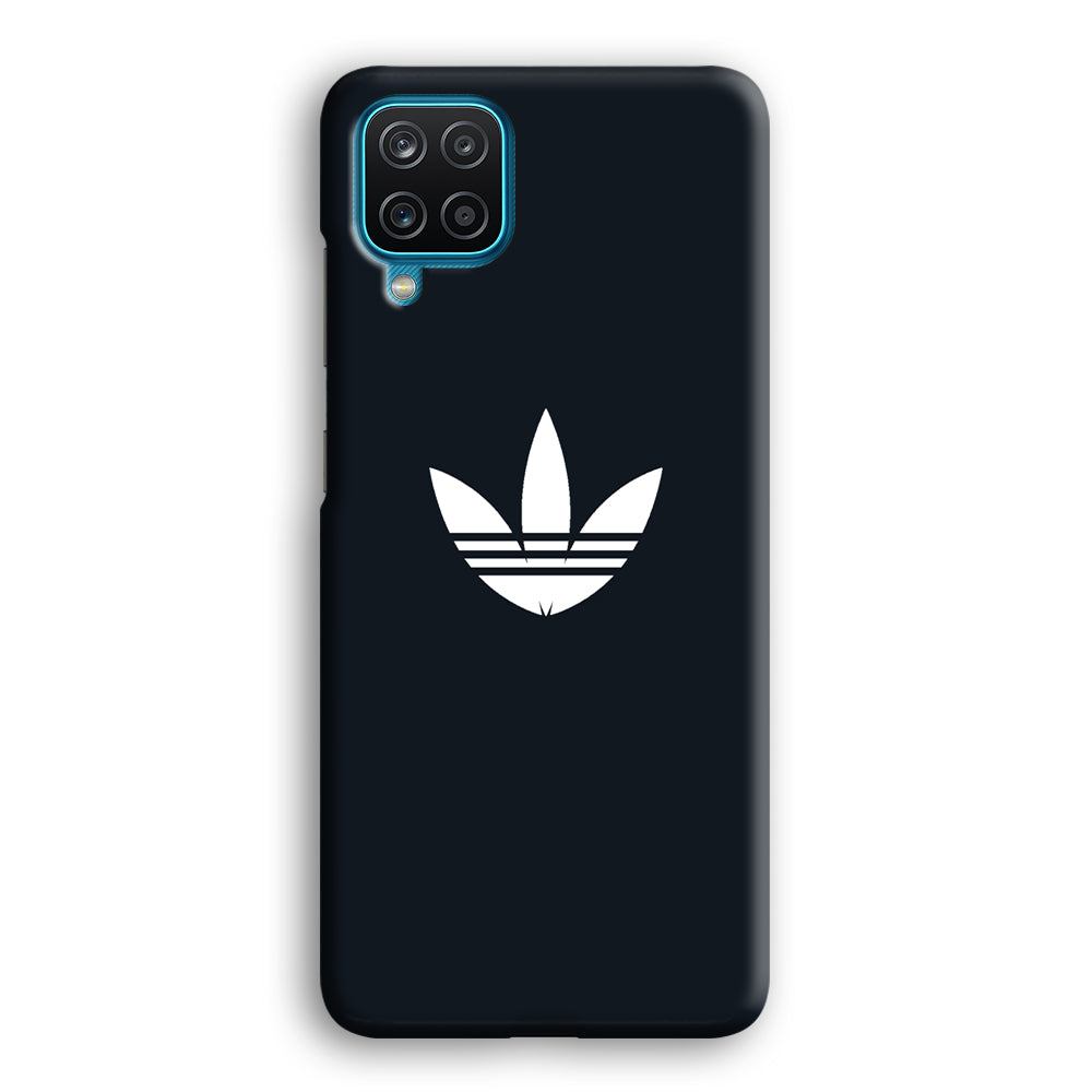 Adidas Space Grey White Logo Samsung Galaxy A12 Case