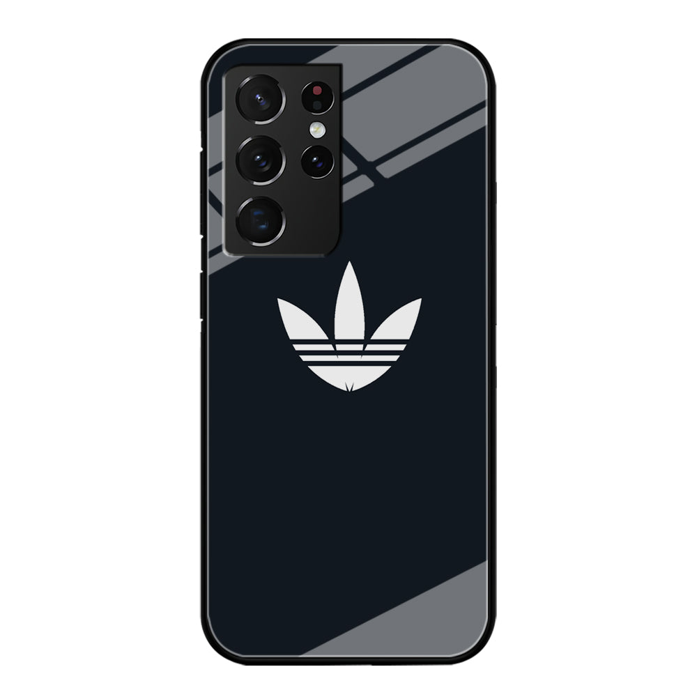 Adidas Space Grey White Logo Samsung Galaxy S21 Ultra Case