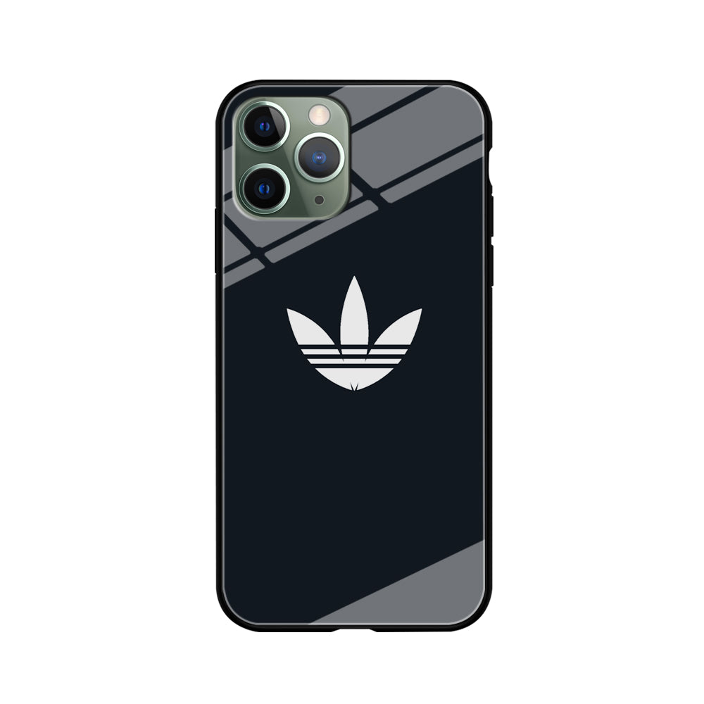 Adidas Space Grey White Logo iPhone 11 Pro Case