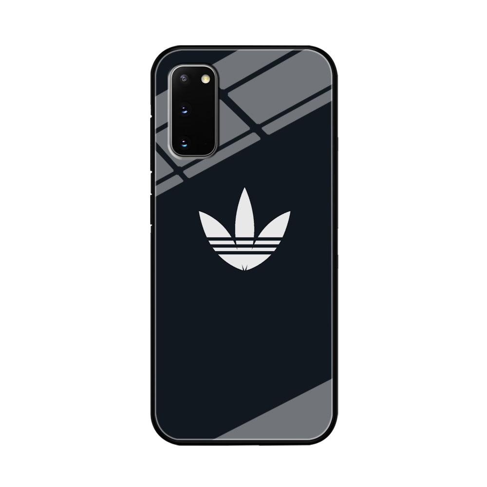 Adidas Space Grey White Logo Samsung Galaxy S20 Case