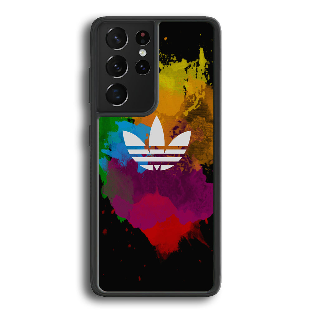 Adidas Splash Paint Logo Samsung Galaxy S21 Ultra Case