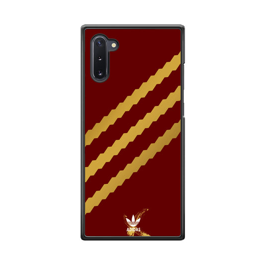 Adidas Stripe Royal Gold Maroon Samsung Galaxy Note 10 Case
