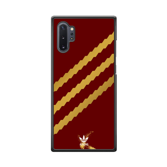 Adidas Stripe Royal Gold Maroon Samsung Galaxy Note 10 Plus Case