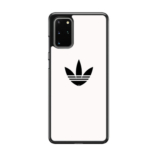 Adidas White Bone Logo Black Samsung Galaxy S20 Plus Case