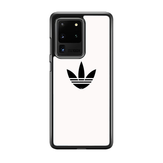 Adidas White Bone Logo Black Samsung Galaxy S20 Ultra Case
