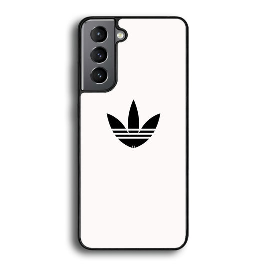 Adidas White Bone Logo Black Samsung Galaxy S21 Case