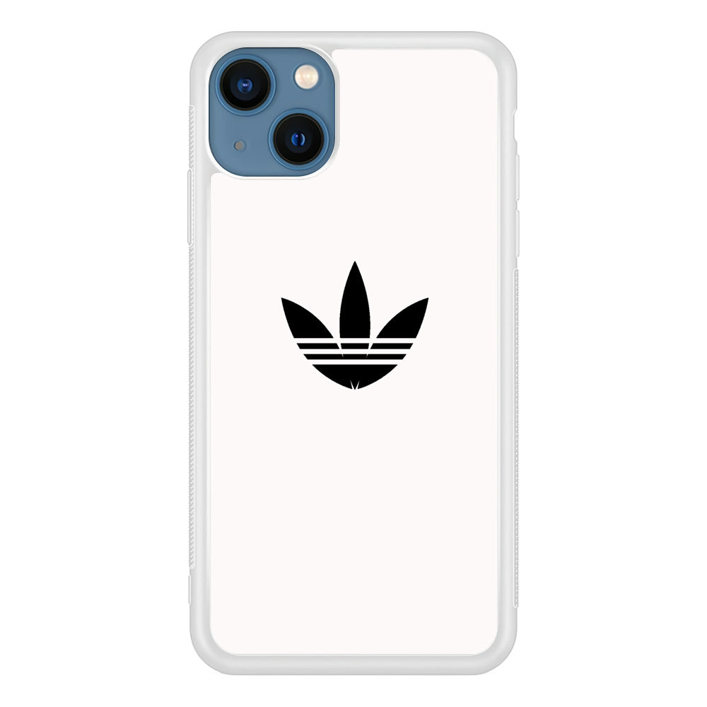 Adidas White Bone Logo Black iPhone 13 Case