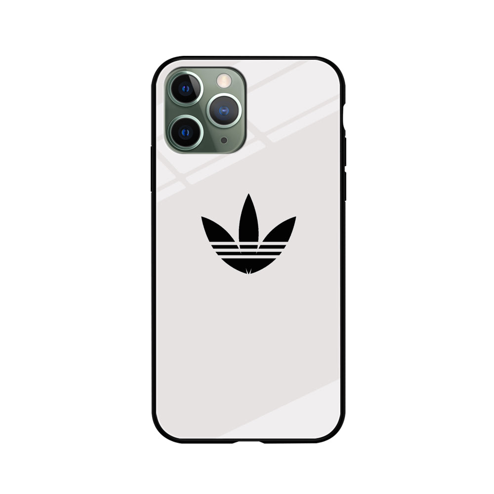 Adidas White Bone Logo Black iPhone 11 Pro Case